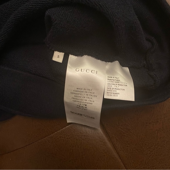 CHILDREN'S SWEATSHIRT WITH GUCCI LOGO - Picture 3 of 5